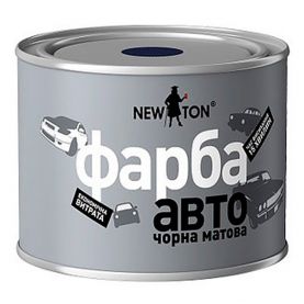 Краска автомобильная NEW TON черная мат, 450 мл 000000737