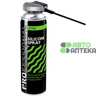 Смазка проникающая силиконовая PITON PRO Silicone spray 500мл 000018636