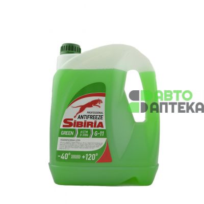 Антифриз SIBIRIA G11 -40°C зеленый 5л