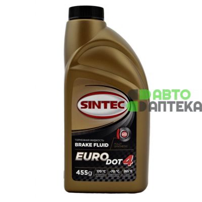 Тормозная жидкость Sintec EURO DOT 4 0,5л