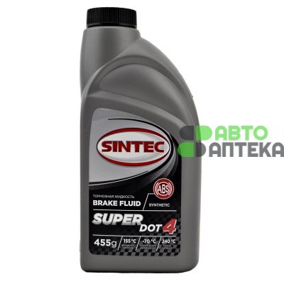 Тормозная жидкость Sintec SUPER DOT 4 0,5л