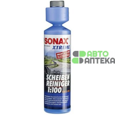 Омивач скла річний Sonax Xtreme концентрат двісті сімдесят один тисяча сто сорок одна 0,25л