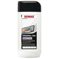 Полироль Sonax NanoPro с воском белый 296041 250мл