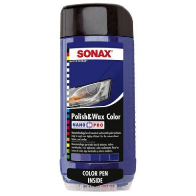 Поліроль Sonax NanoPro з воском синій 296200 0,5л