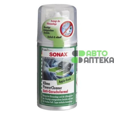 Очищувач Sonax Car AC Cleaner Apple-fresh для кондиціонера антибактеріальний 323200 100мл