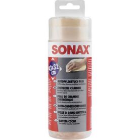 Салфетка Sonax Synthetic Chamois замшевая в тубе 417700