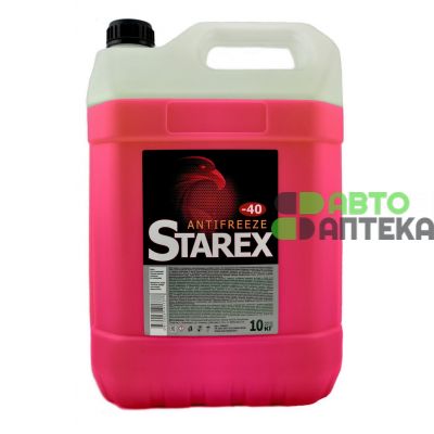 Антифриз Starex G12 -40°C красный 10л