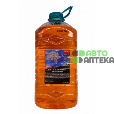 Омыватель стекла зимний ТАЙГА -25°C мандарин 3л