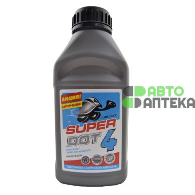 Тормозная жидкость Turtle Race SUPER DOT 4 0,5л