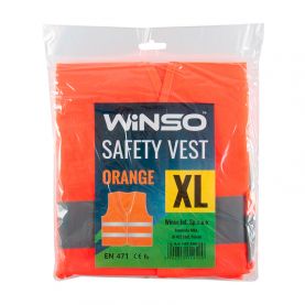 Жилет сигнальный Winso оранжевый размер XL 149200