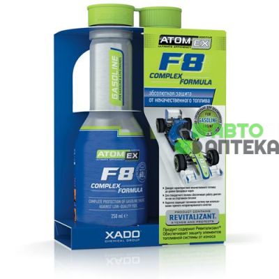 Присадка Xado F8 Complex Formula (Gasoline) для защиты топливной системы бензиновая XA 40313 250мл