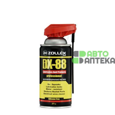 Мастило проникаюча Zollex DX-88 багатофункціональна з насадкою EM-278P 277мл