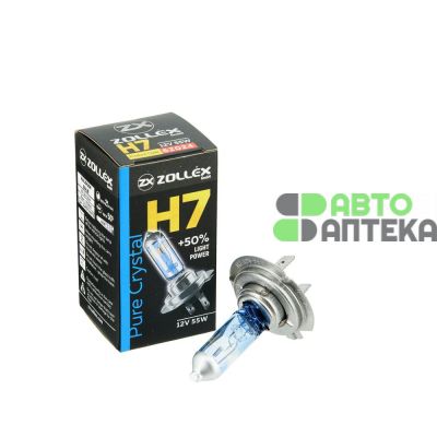 Автолампа Zollex Pure Crystal +50% Light Power 62024 (PX26d, H7, 4000K, 12V, 55W)