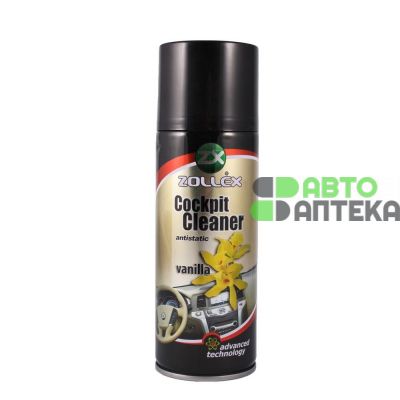 Поліроль Zollex Cockpit Cleaner для торпеди ваніль VA450 450мл