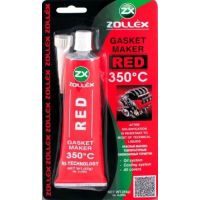 Герметик прокладка Zollex Red Gasket Maker +350°C красный 85г
