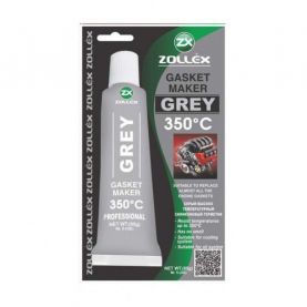 Герметик прокладка Zollex Grey Gasket Maker +350°C серый 85г
