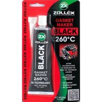 Герметик прокладка Zollex Black Gasket Maker +260°C чёрный 25г