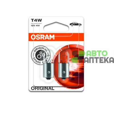 Автолампы Osram 3893-02B (BA9s, T4W, 12V, 4W)