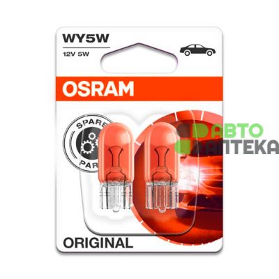 Автолампы Osram 2827-02B (W2.1x9.5d, WY5W, 12V, 5W)