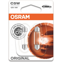 Автолампы Osram 6438-02B (SV8.5-8, 12V, 10W)