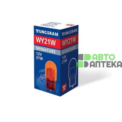Автолампа TUNGSRAM Standart (W3x16d, WY21/5W, 12V, 21/5W) TU 7443NA.1K