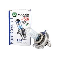 Автолампа Zollex Pure Crystal +50% Light Power 60724 (P43t, H4, 4000K, 12V, 60/55W)