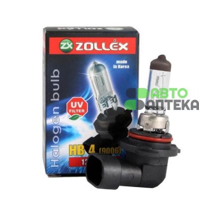 Автолампа Zollex Halogen UV Filter 59824 (P22D, HB4, 2800K, 12V, 51W)