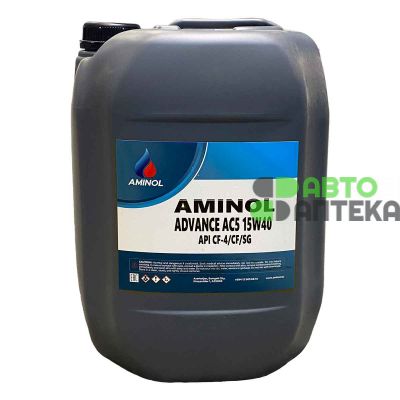 Автомобильное моторное масло AMINOL Advance AC5 15W40 20л AM148793