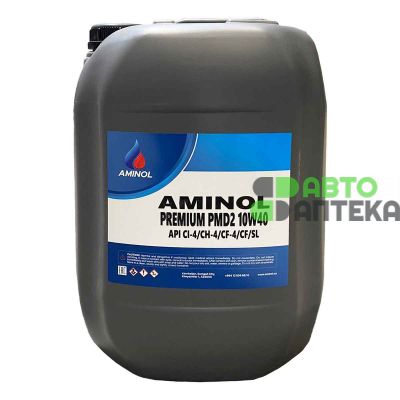 Автомобильное моторное масло AMINOL Premium PMD2 10W-40 20л AM148797