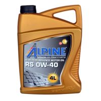 Автомобильное моторное масло Alpine RS 0W-40 4л
