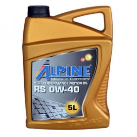 Автомобильное моторное масло Alpine RS 0W-40 5л