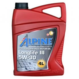 Автомобільне моторне масло Alpine Longlife III C3 5W-30 4л
