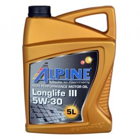 Автомобильное моторное масло Alpine Longlife III C3 5W-30 5л