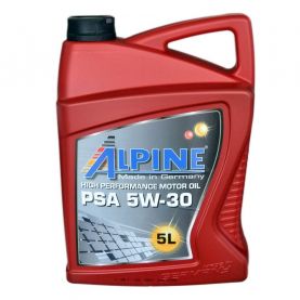 Автомобильное моторное масло Alpine PSA C2 5W-30 5л