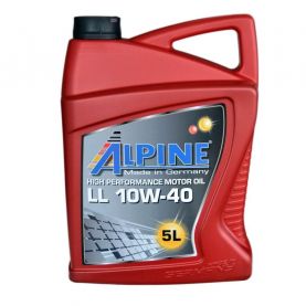 Автомобильное моторное масло Alpine LL 10W-40 5л