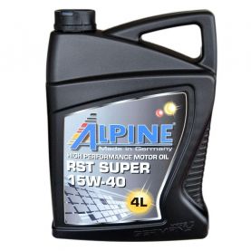 Автомобильное моторное масло Alpine RST Super 15W-40 4л