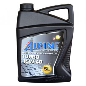 Автомобильное моторное масло Alpine Turbo 15W-40 5л