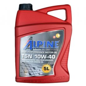 Автомобильное моторное масло Alpine TSN 10W-40 5л