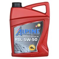 Автомобильное моторное масло Alpine RSL 5W-50 4л