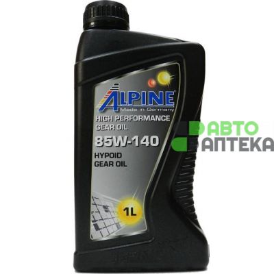 Масло трансмиссионное Alpine Gear Oil 85W-140 GL-5 1л
