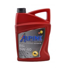 Автомобильное моторное масло Alpine RSi 5W-40 4л
