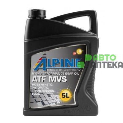 Масло трансмиссионное Alpine ATF MVS бесцветное 5л