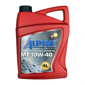 Автомобильное моторное масло Alpine 10W-40 MF 4л