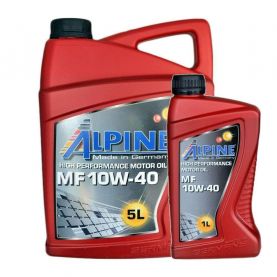 Автомобильное моторное масло Alpine 10W-40 MF 6л (5л+1л)