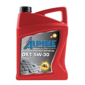 Автомобильное моторное масло Alpine DX1 5W-30 4л