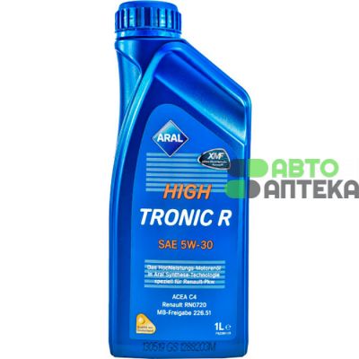 Автомобильное моторное масло Aral HighTronic R 5W-30 1л