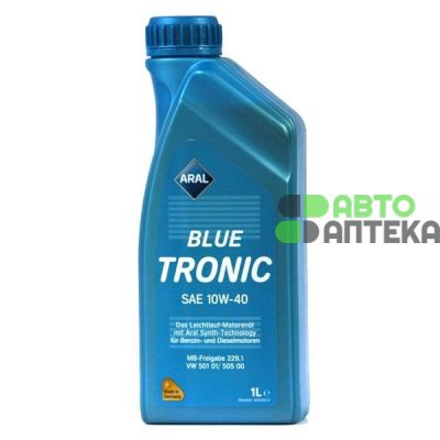 Автомобильное моторное масло Aral Blue Tronic 10W-40 1л