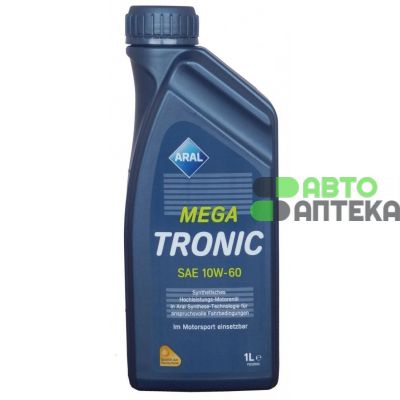 Автомобильное моторное масло Aral Mega Tronic 10W-60 1л