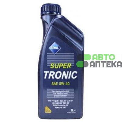 Автомобильное моторное масло Aral Super Tronic 0W-40 1л