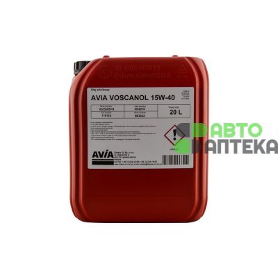 Автомобильное моторное масло AVIA Voscanol 15W-40 20л